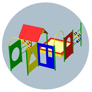 Оборудования для детских площадок - Чертежи, 3D Модели, Проекты, Планы и благоустройство