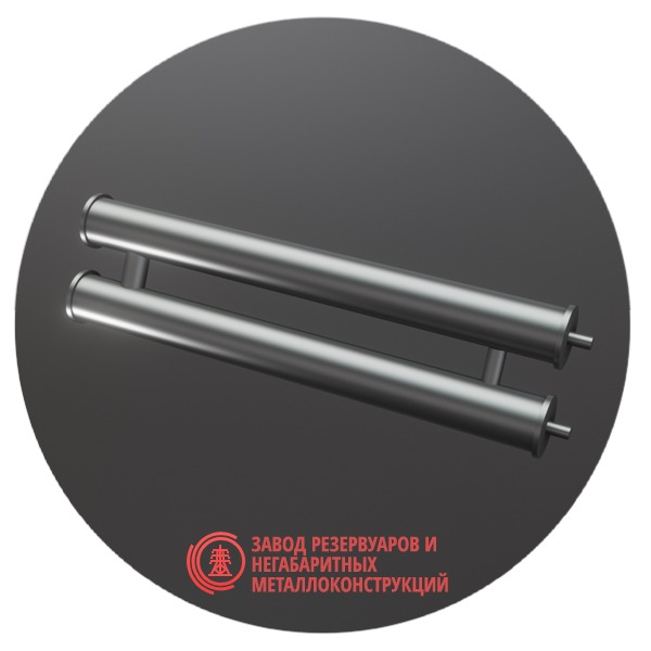 Регистры отопления двухрядные РСП-2x48x2.0-1000 мм