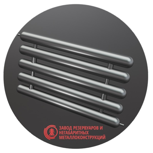 Регистры отопления пятирядные РСЭ-5x114x4.0-9000 мм