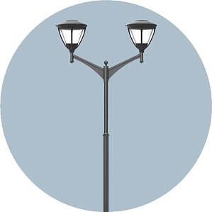 Декоративная опора освещения "Сокол" - 2 - 3,8