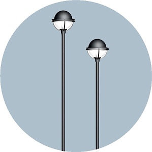 Декоративная опора освещения  "ОД-2-5"