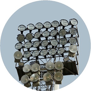 Мачты освещения со стационарной короной ВМОН-16