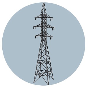 Унифицированная анкерно-угловая опора 1У110-1