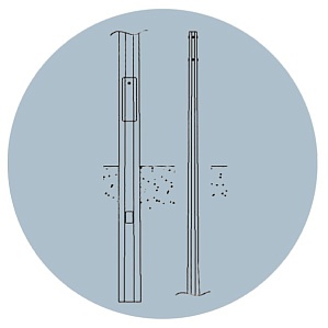 Опора освещения ОГК-10
